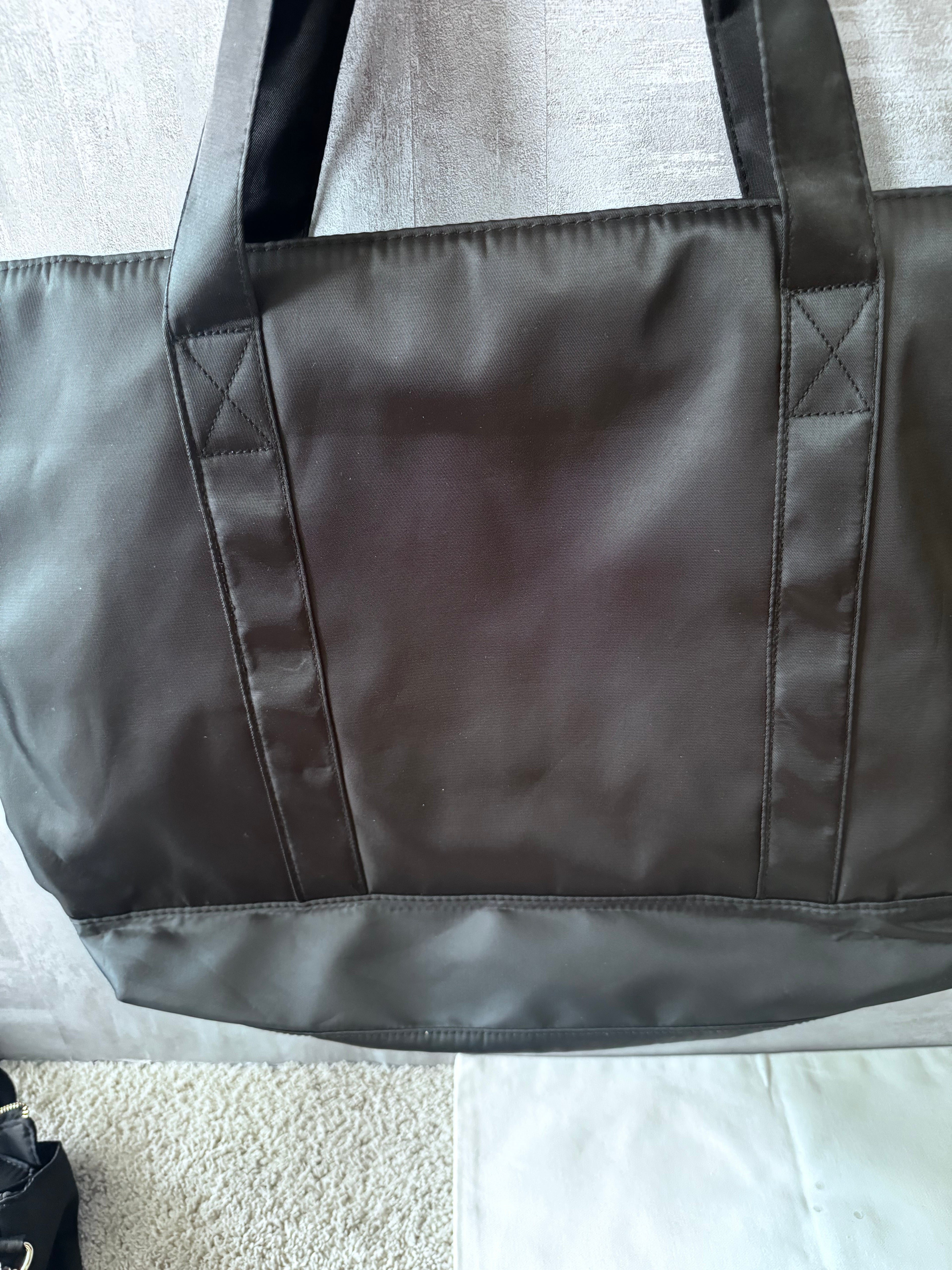 Plain Black Duffel Bag