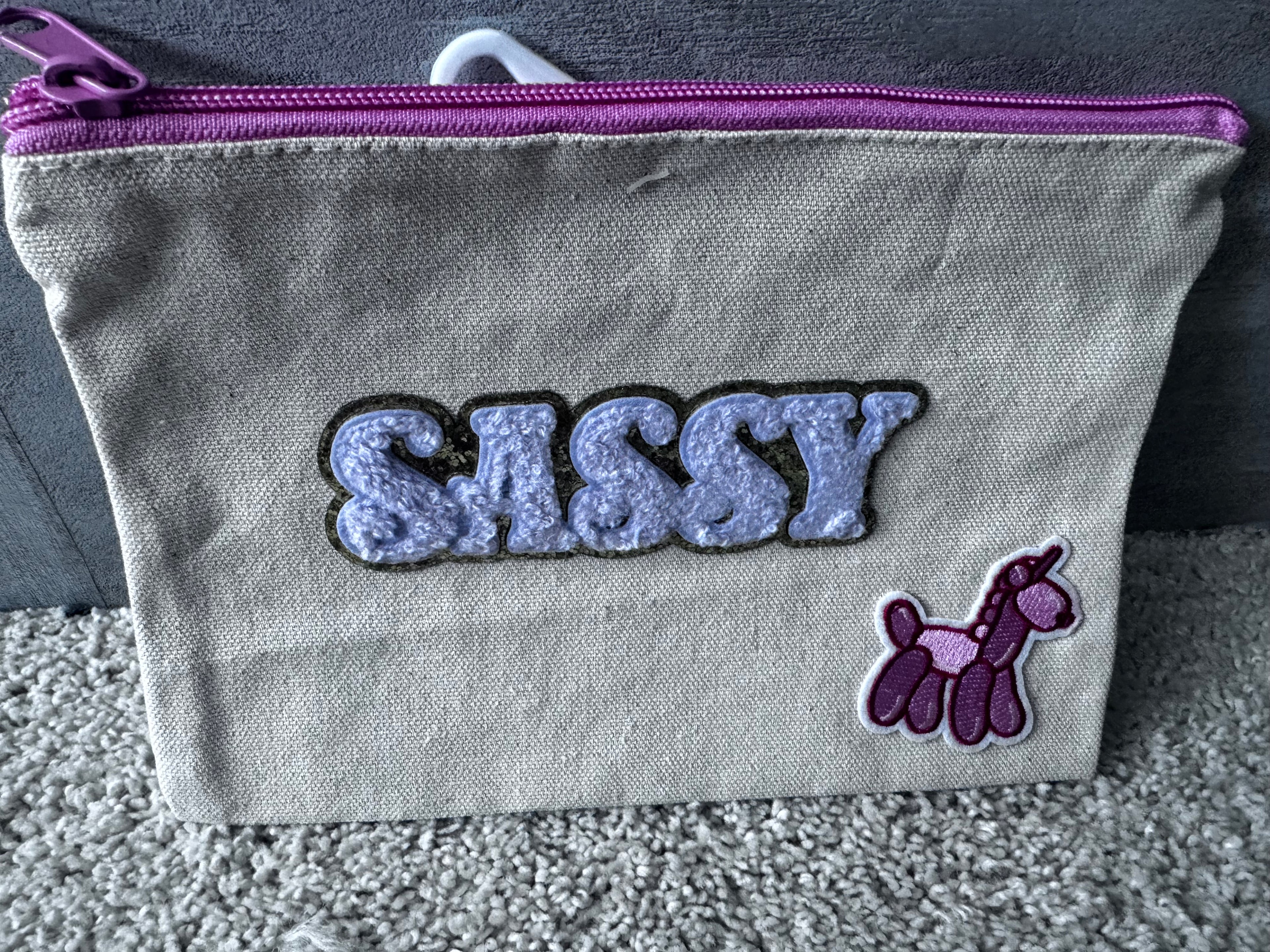 Handmade Zip Travel Pouch